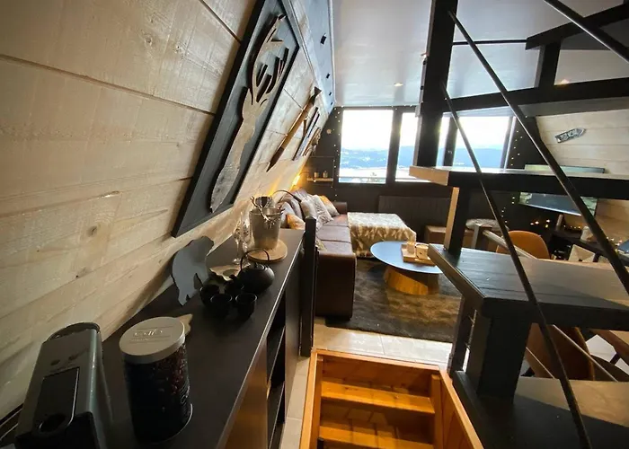 Σαλέ Cozy Avec Jacuzzi Et Vue - Fr-1-593-121 *